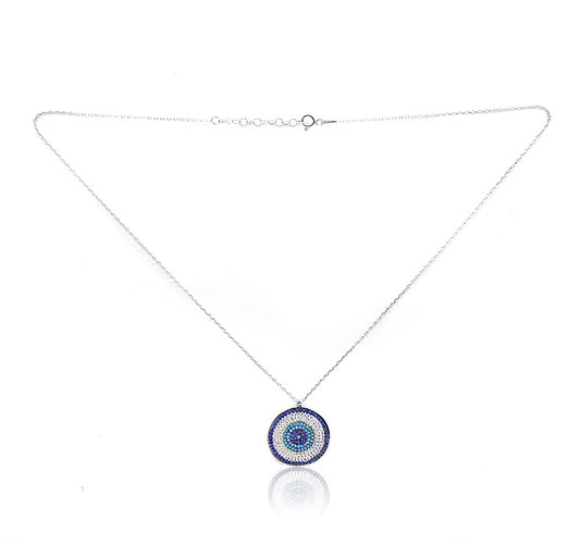 Evangeline Blue Silver 925 Chain