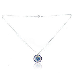 Evangeline Blue Silver 925 Chain