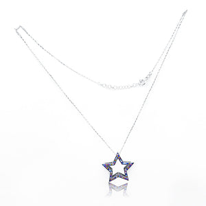 Twin Side Star Silver 925 Chain