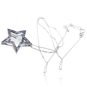 Twin Side Star Silver 925 Chain