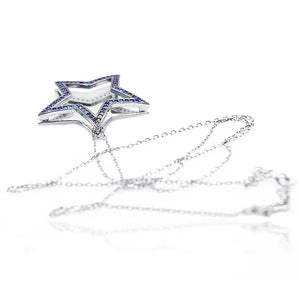 Twin Side Star Silver 925 Chain