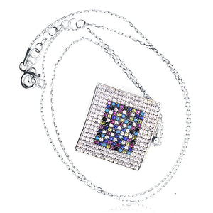 Colorful Square Silver 925 Chain