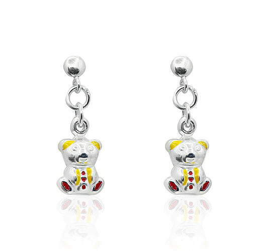 Tessie Bear Silver 925 Earrings