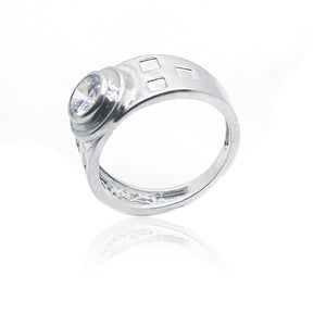 Edward Studded Silver 925 Ring