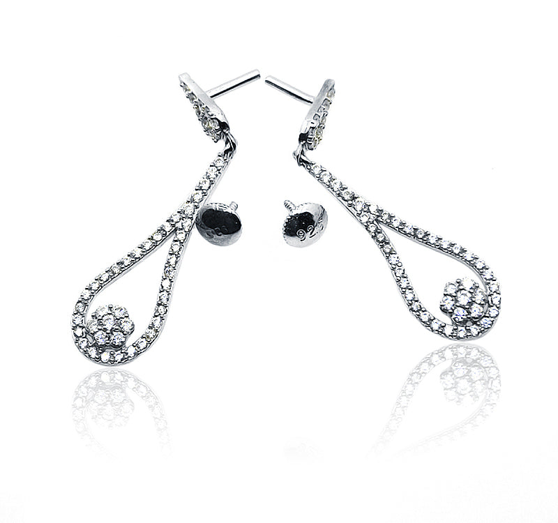 Driti Silver 925 Dangler Earrings