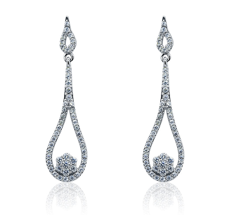 Driti Silver 925 Dangler Earrings