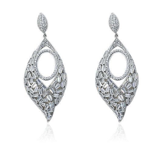 Kashvi Silver 925 Dangler Earrings