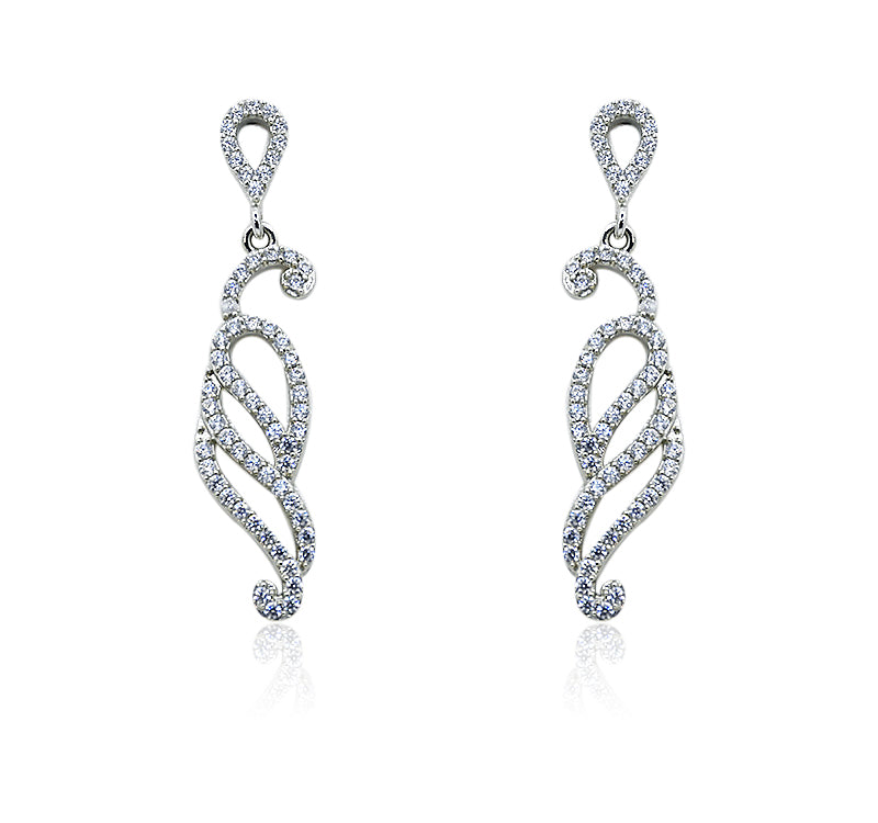 Prakshi Silver 925 Dangler Earrings