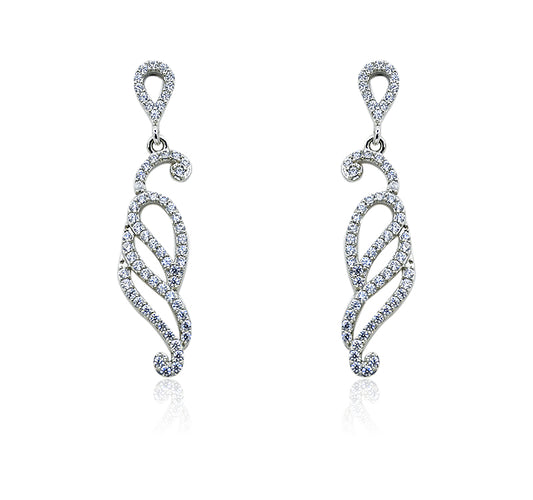 Prakshi Silver 925 Dangler Earrings