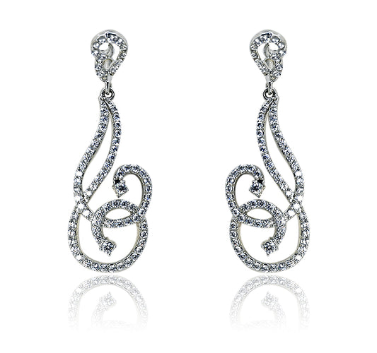 Arushi Silver 925 Dangler Earring