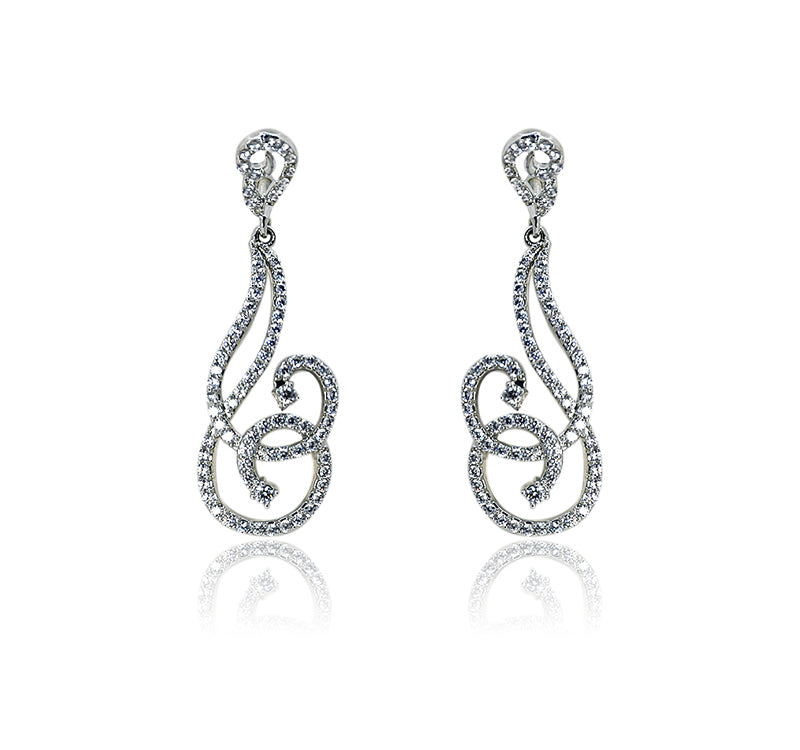 Arushi Silver 925 Dangler Earring