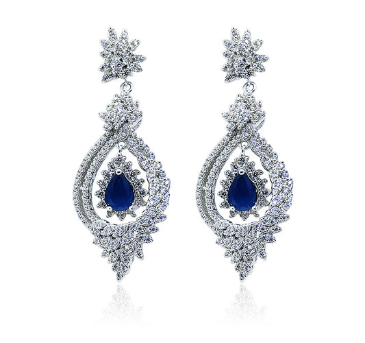 Adaa Silver 925 Dangler Earring