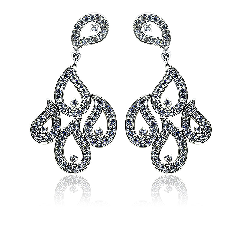 Pinaz Silver 925 Danglers Earrings