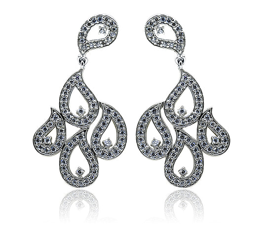 Pinaz Silver 925 Danglers Earrings