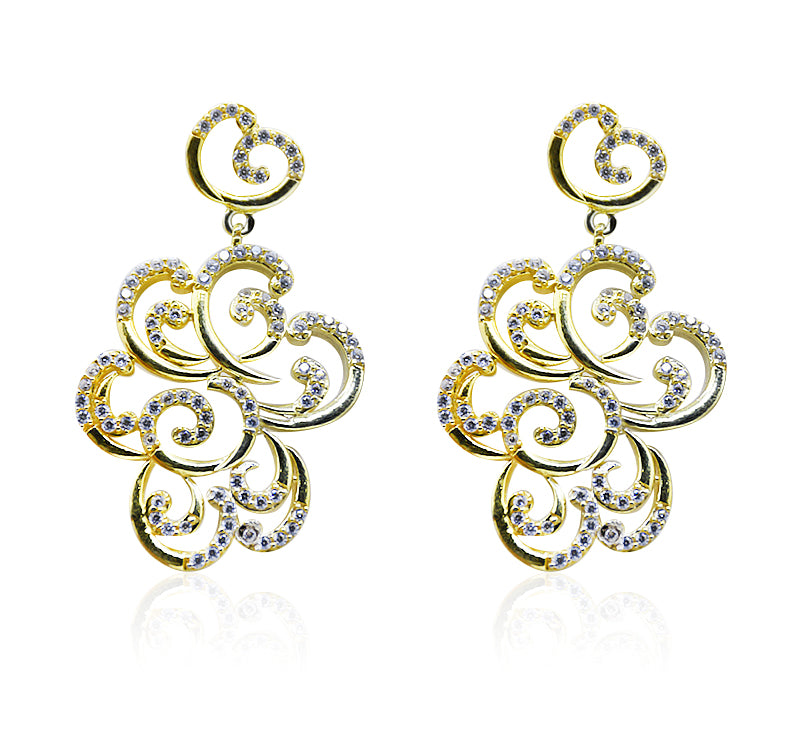 Alisha Silver 925 Danglers Earring