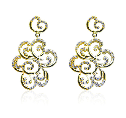 Alisha Silver 925 Danglers Earring