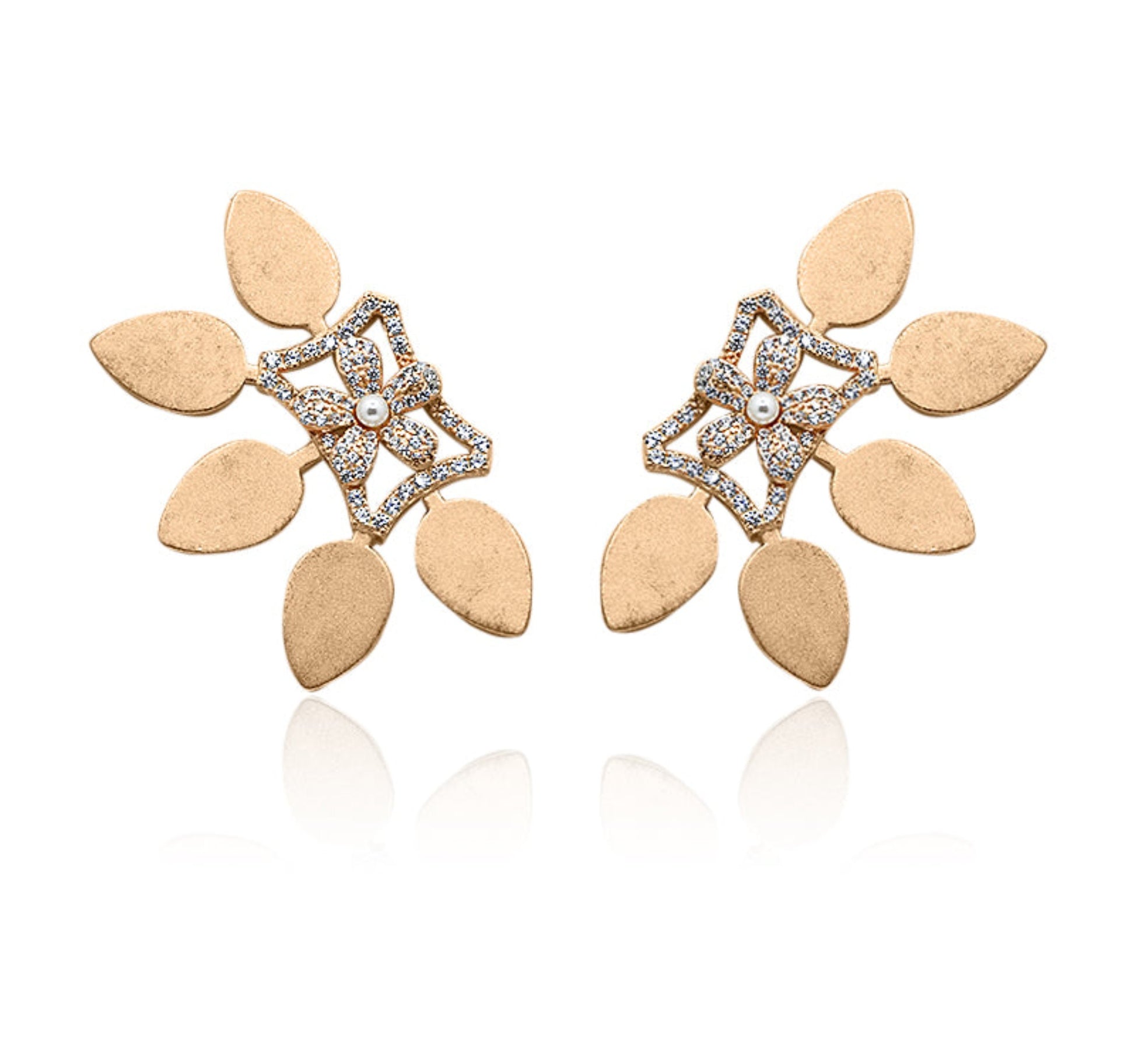 5 Petals Silver 925 Studs