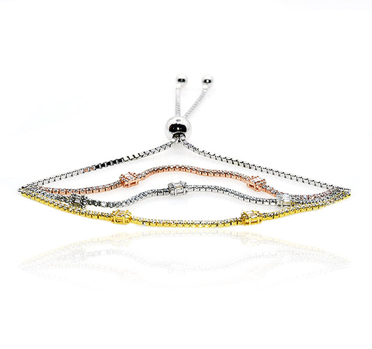 Elsie Triple Color Silver 925 Bracelets