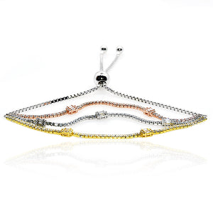 Elsie Triple Color Silver 925 Bracelets