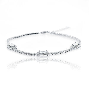 Leila Square Silver 925 Bracelets