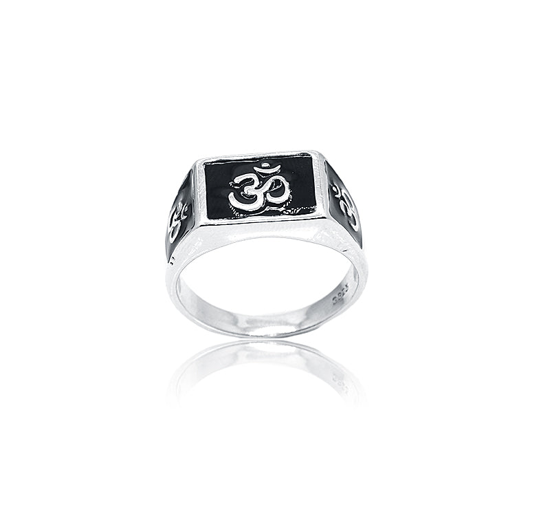 Om Shanti Om Silver 925 Ring