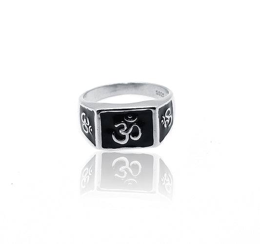 Om Shanti Om Silver 925 Ring