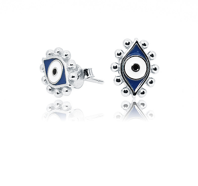 Bead evil Eye Silver 925 Studs