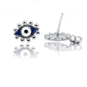 Bead evil Eye Silver 925 Studs