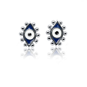 Bead evil Eye Silver 925 Studs