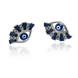 Netra Blue Evil Eye Silver 925 Studs