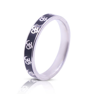 Om Design Silver 925 Ring