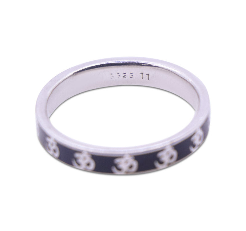 Om Design Silver 925 Ring