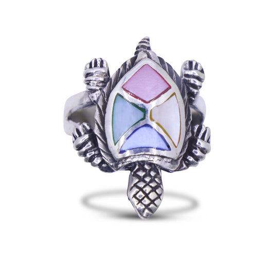 Kachua Quad Color Silver 925 Ring