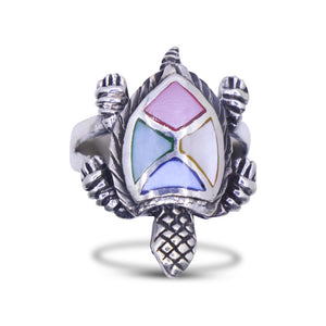 Kachua Quad Color Silver 925 Ring