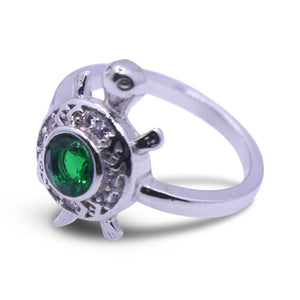 Kachua Green Silver 925 Ring