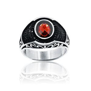 Fantasy Red Silver 925 Ring