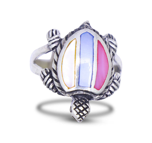 Kachua Triple Color Silver 925 Ring