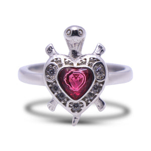 Kachua Pink Silver 925 Ring