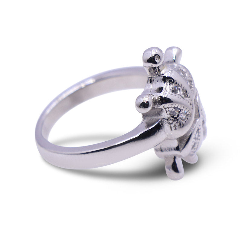 Kachua Intricate Silver 925 Ring