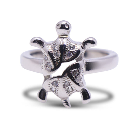 Kachua Intricate Silver 925 Ring