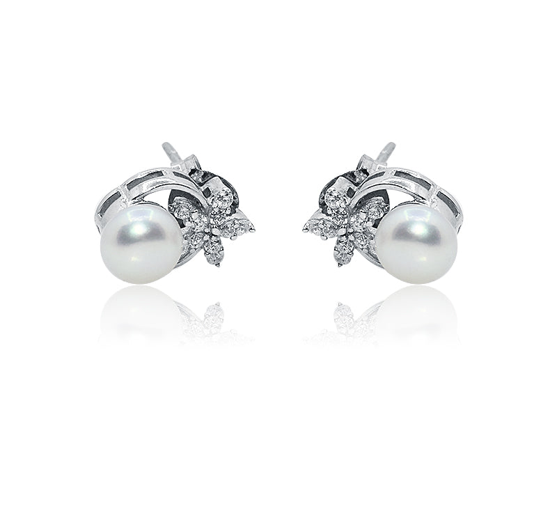 Merida Pearl Silver 925 Studs