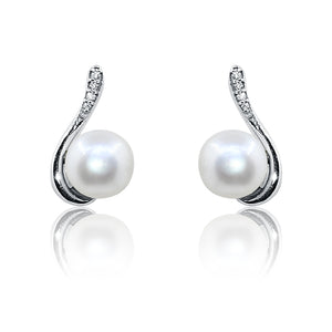 Jasmine Pearl Silver 925 Studs