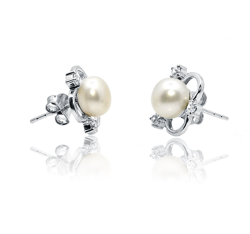 Gisel Pearl Silver 925 Studs