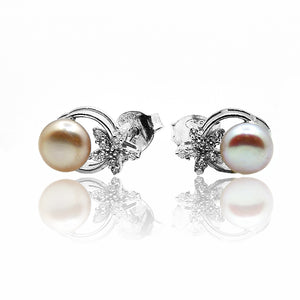 Genie Pearl Silver 925 Studs