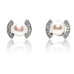 Tiana Pearl Silver 925 Studs