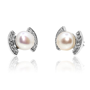 Tiana Pearl Silver 925 Studs