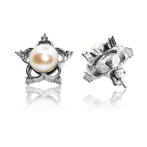 Gisela Pearl Silver 925 Studs