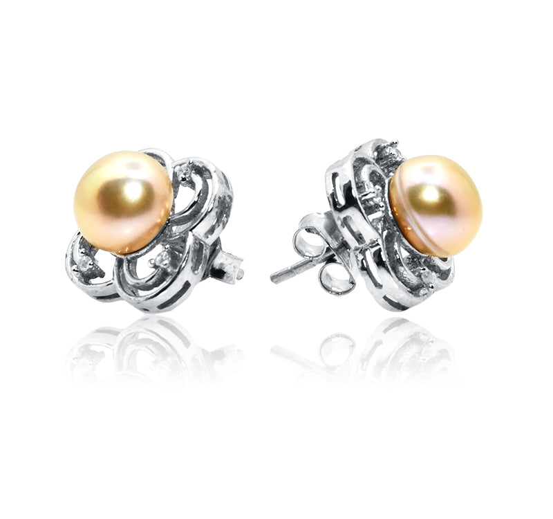 Brownie Pearl Silver 925 Studs