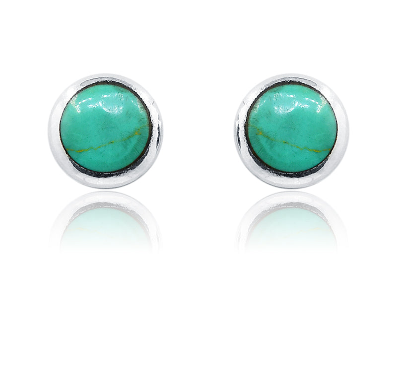 Aashni Turquoise Green Silver 925 Earring