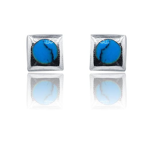 Akarshaa Turquoise Silver 925 Earring